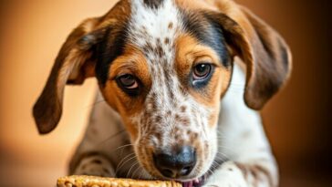 Homemade dog breakfast bars