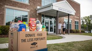 Where is somewhere in butner nc you can donate food​?