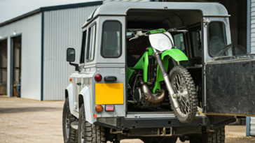 Can a pit bike fit in a land rover?